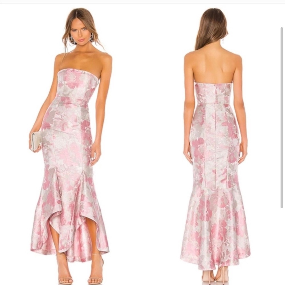 Lovers + Friends Urgonia Pink Tonal Gown Dress